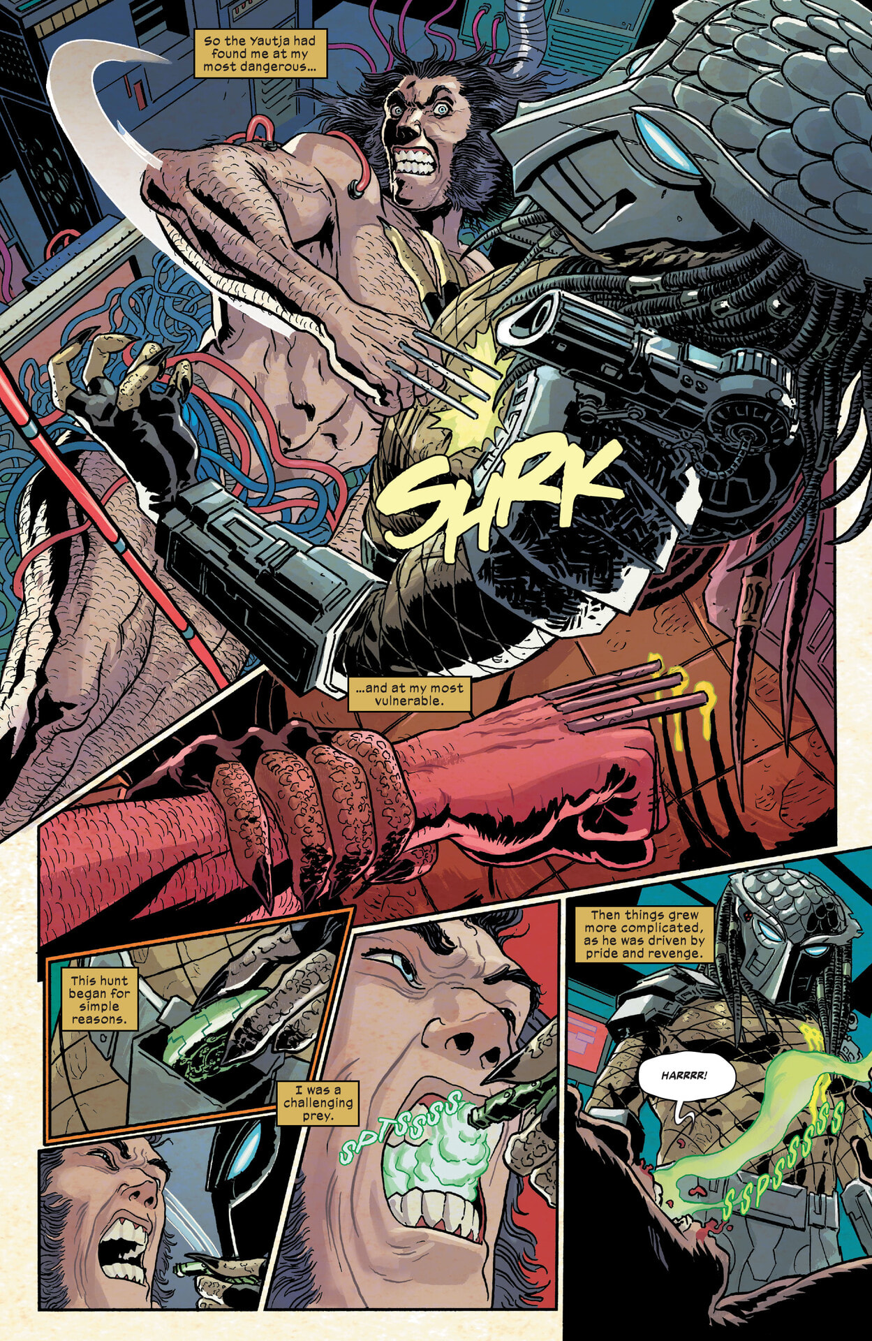Read online Predator vs. Wolverine comic -  Issue #3 - 8