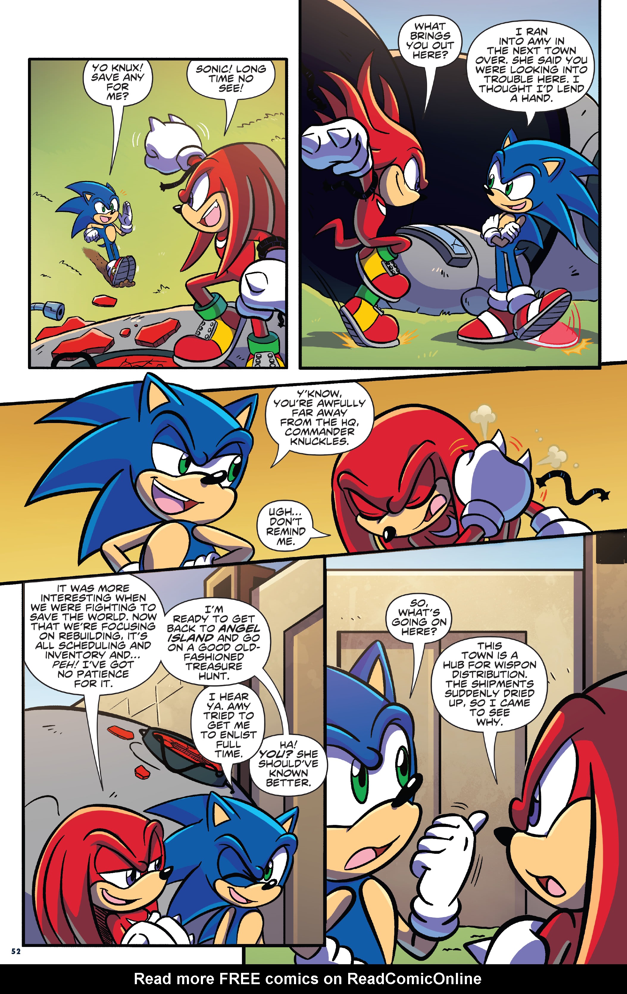 Read online Sonic the Hedgehog (2018) comic -  Issue # _The IDW Collection 1 (Part 1) - 50