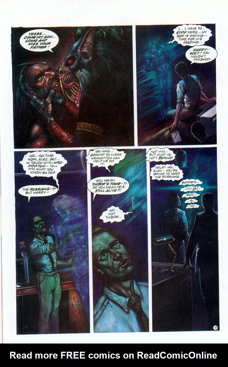 Read online Necroscope Book II: Wamphyri comic -  Issue #2 - 20