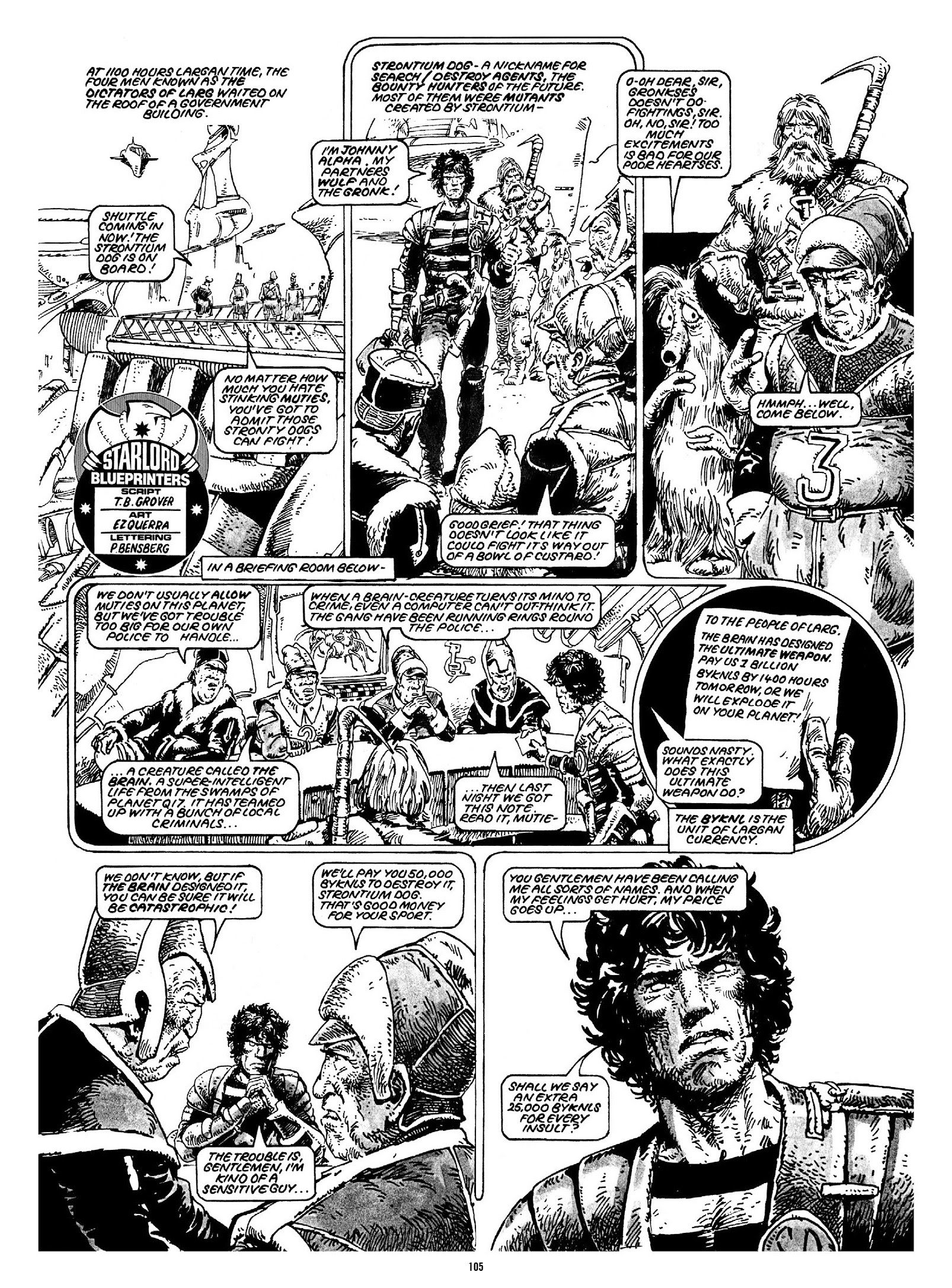 Read online Strontium Dog Search and Destroy: The Starlord Years comic -  Issue # TPB - 92
