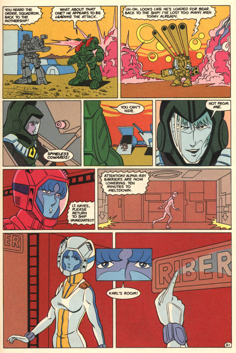 Read online Robotech The Macross Saga comic -  Issue #7 - 23