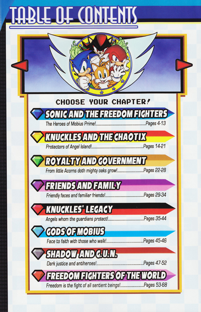 Read online Sonic the Hedgehog: The Complete Sonic Comic Encyclopedia comic -  Issue # TPB - 4
