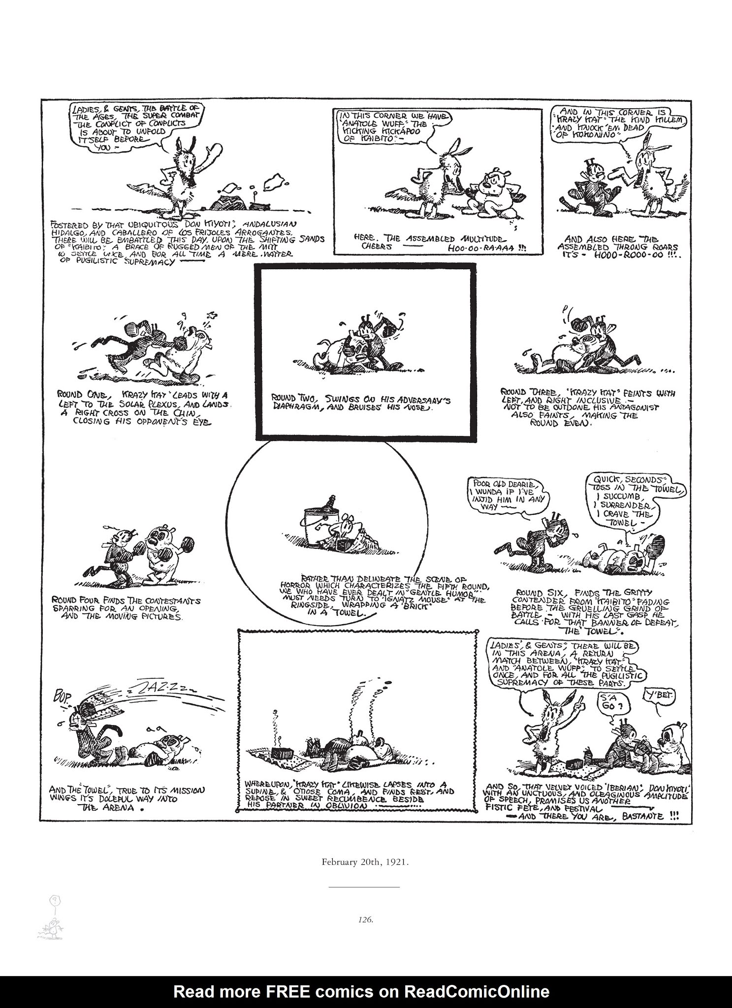 Read online Krazy & Ignatz comic -  Issue # TPB 2 - 126