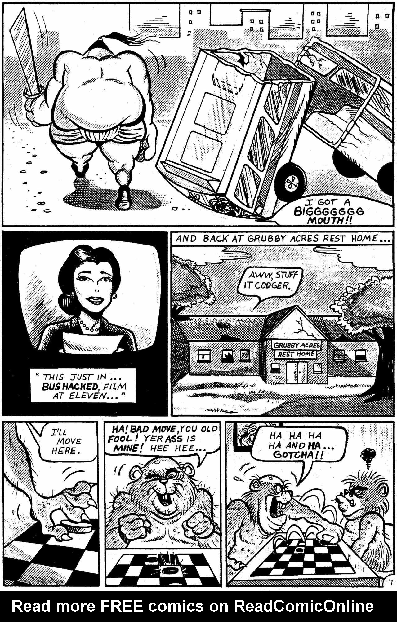 Read online Geriatric Gangrene Jujitsu Gerbils comic -  Issue #1 - 10