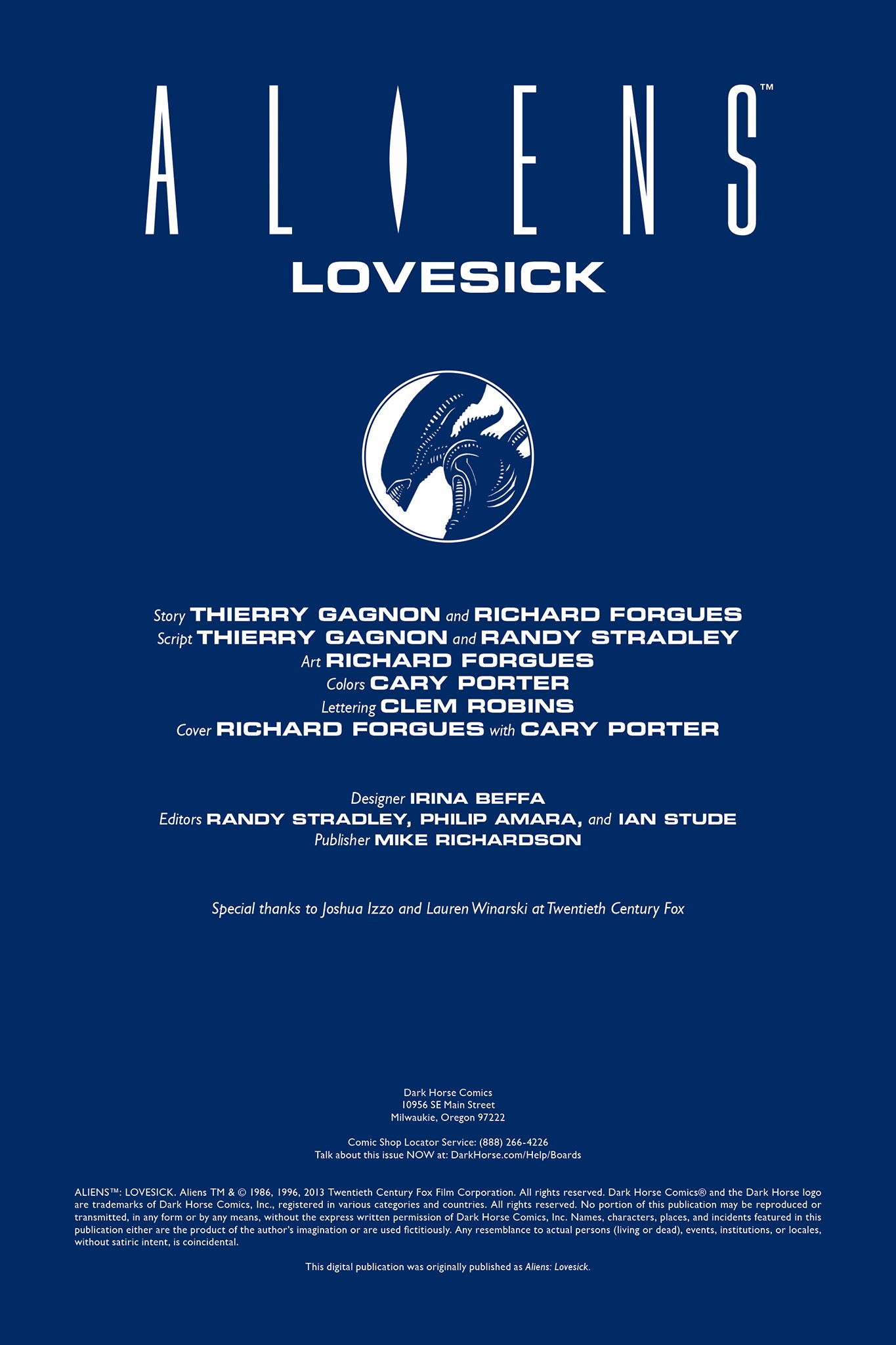 Read online Aliens: Lovesick comic -  Issue # Full - 2