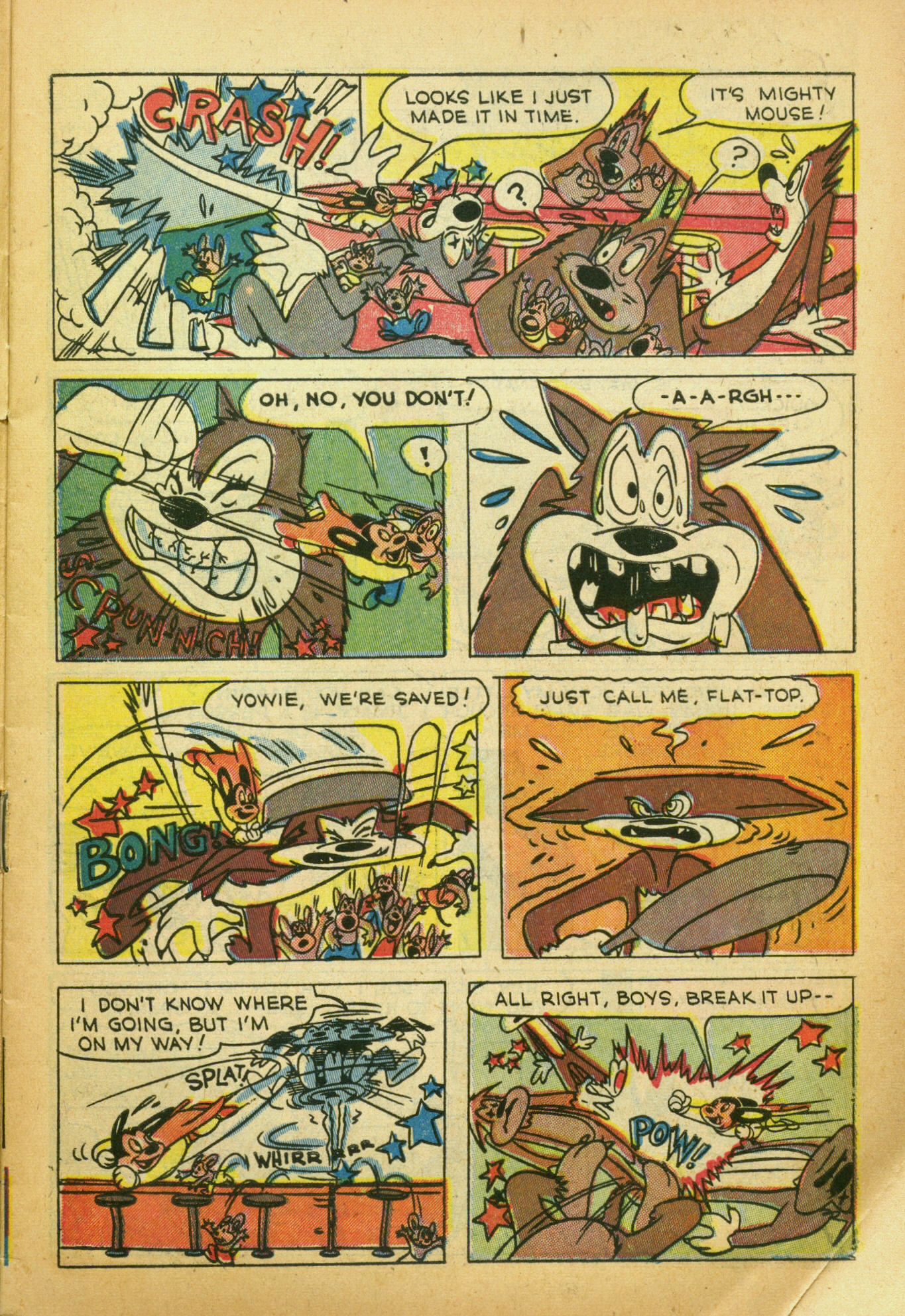 Read online Paul Terry's Mighty Mouse Comics comic -  Issue #39 - 41