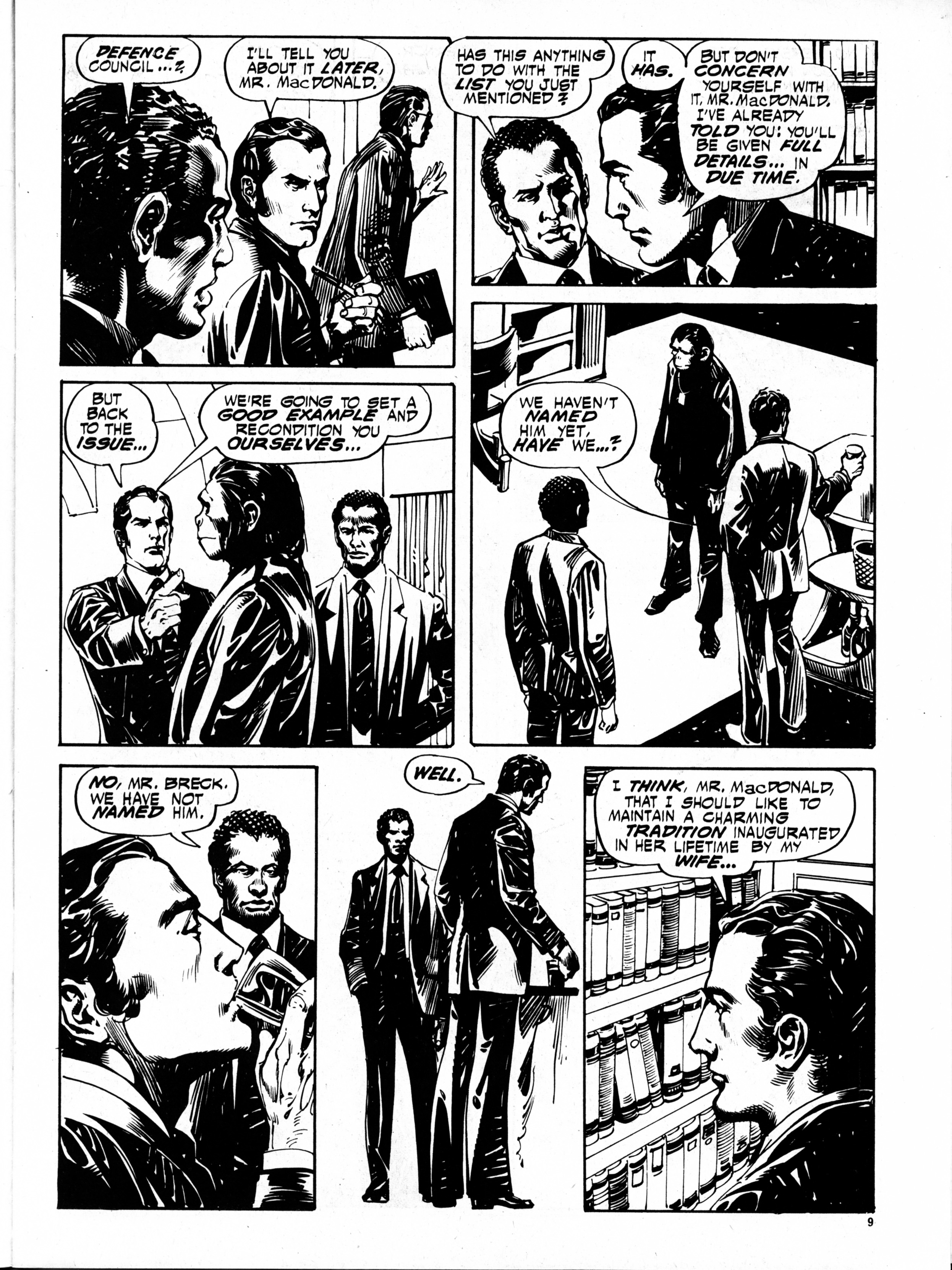 Read online Planet of the Apes (1974) comic -  Issue #68 - 9