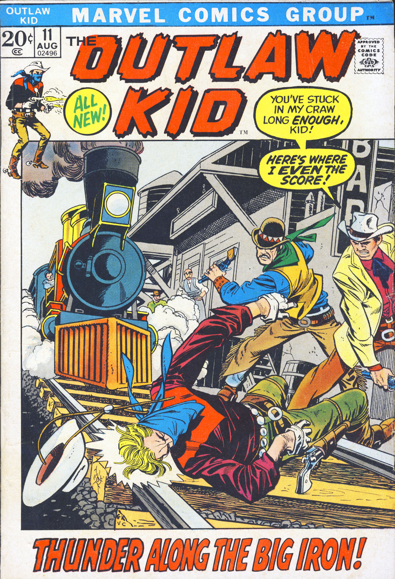 Read online The Outlaw Kid (1970) comic -  Issue #11 - 1