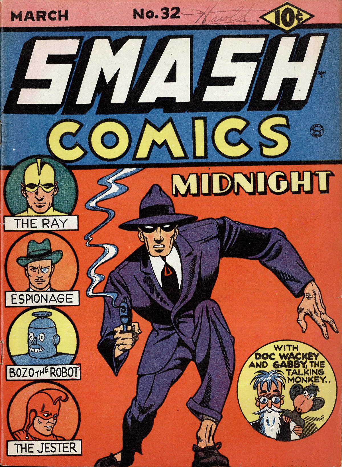 Read online Smash Comics comic -  Issue #32 - 1