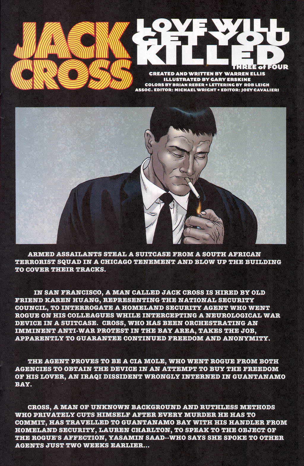 Read online Jack Cross comic -  Issue #3 - 2