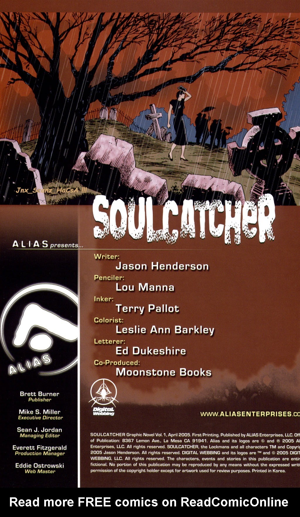 Read online Soulcatcher comic -  Issue # TPB - 2