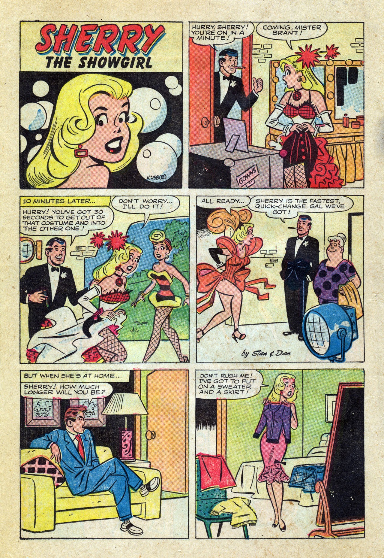 Read online Sherry the Showgirl (1956) comic -  Issue #2 - 14
