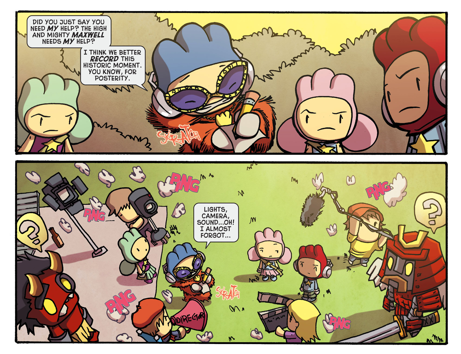 Read online Scribblenauts Unmasked: A Crisis of Imagination comic -  Issue #16 - 3