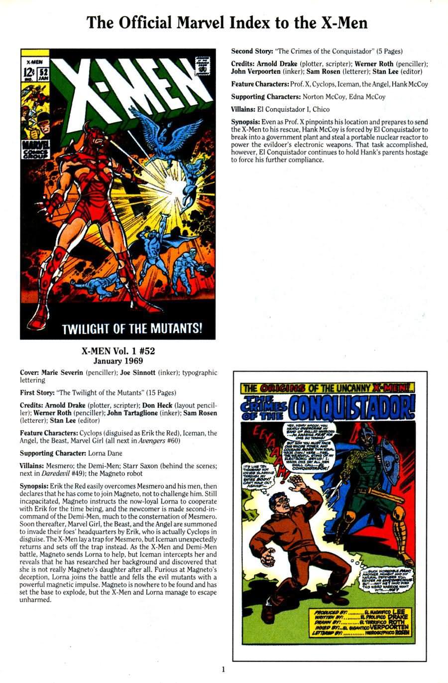Read online The Official Marvel Index To The X-Men (1994) comic -  Issue #2 - 3