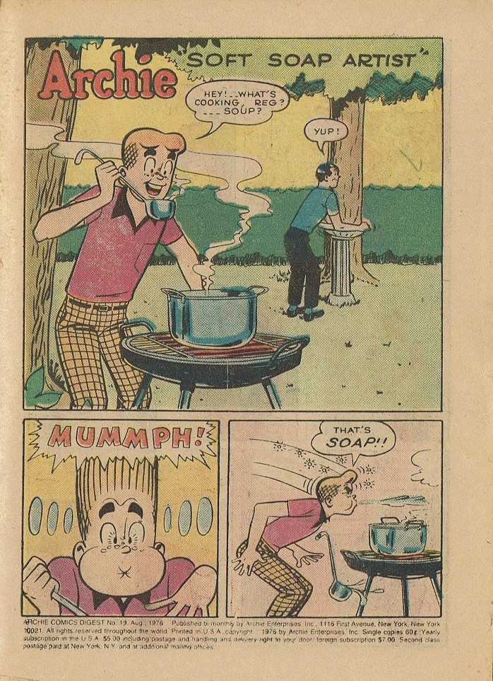 Read online Archie Digest Magazine comic -  Issue #19 - 2