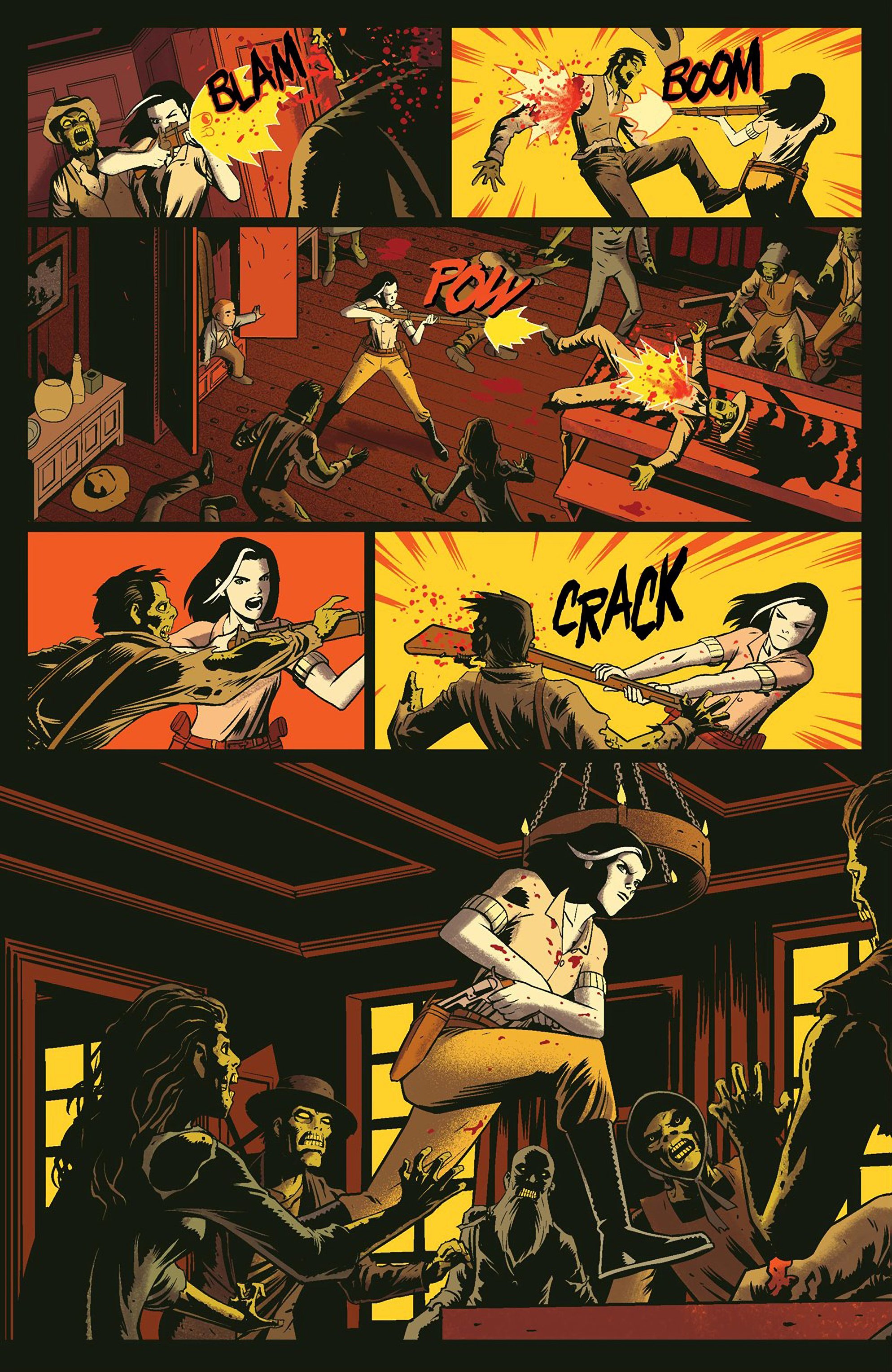 Read online Midnight Western Theatre: Witch Trial comic -  Issue #1 - 9
