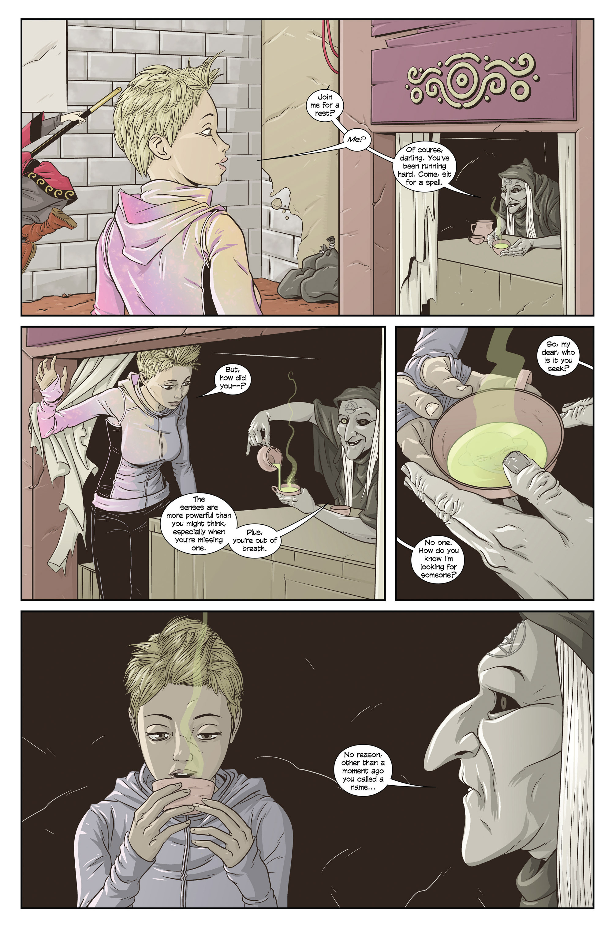 Read online Skinned comic -  Issue #4 - 8