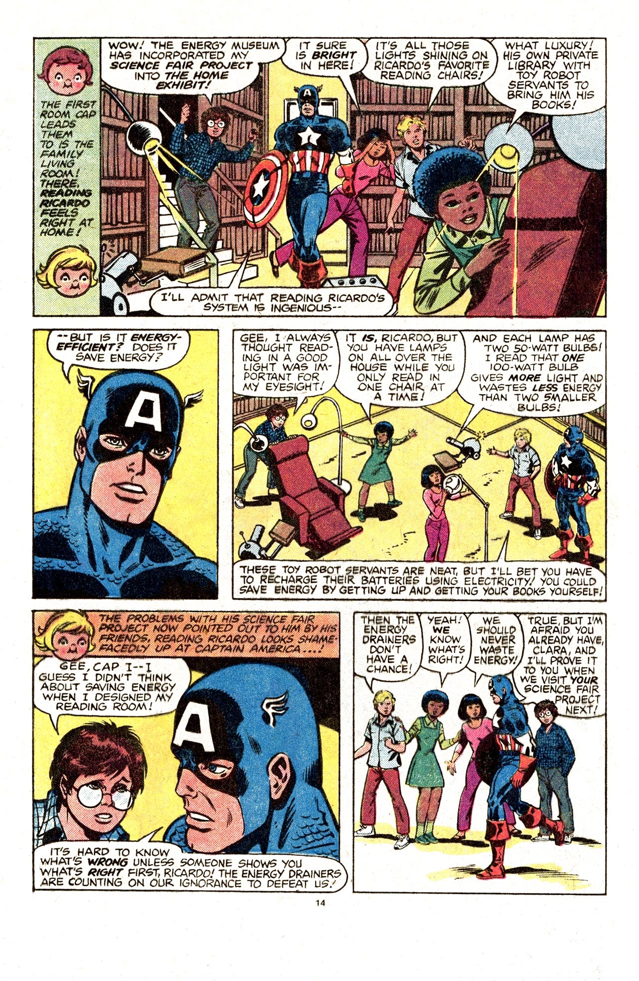 Read online Captain America and The Campbell Kids comic -  Issue # Full - 16