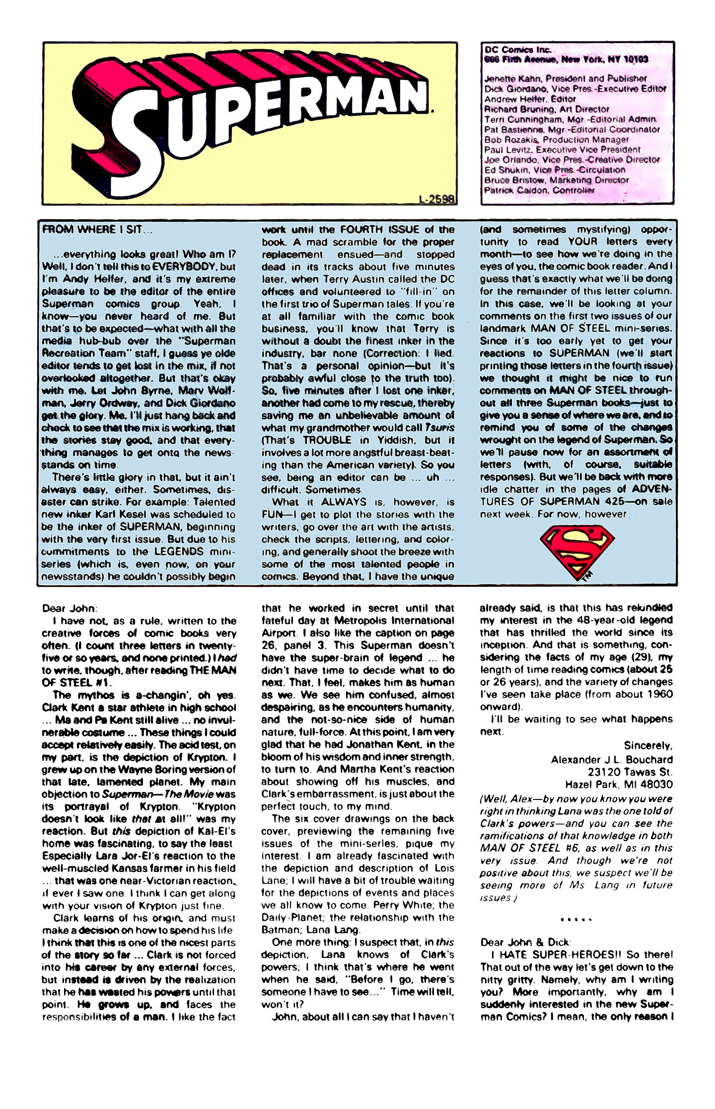 Read online Superman (1987) comic -  Issue #2 - 24