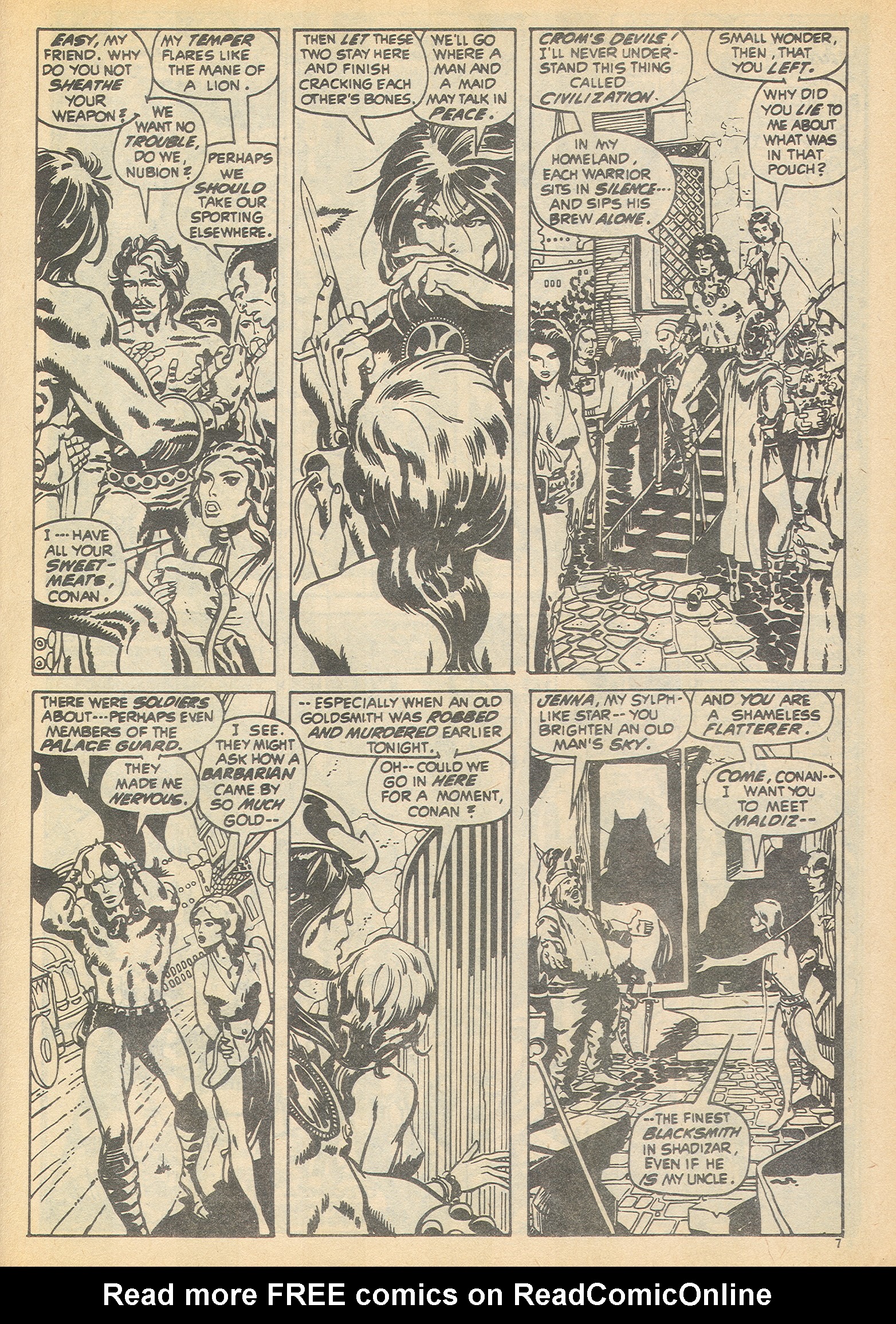 Read online The Savage Sword of Conan (1975) comic -  Issue #6 - 7