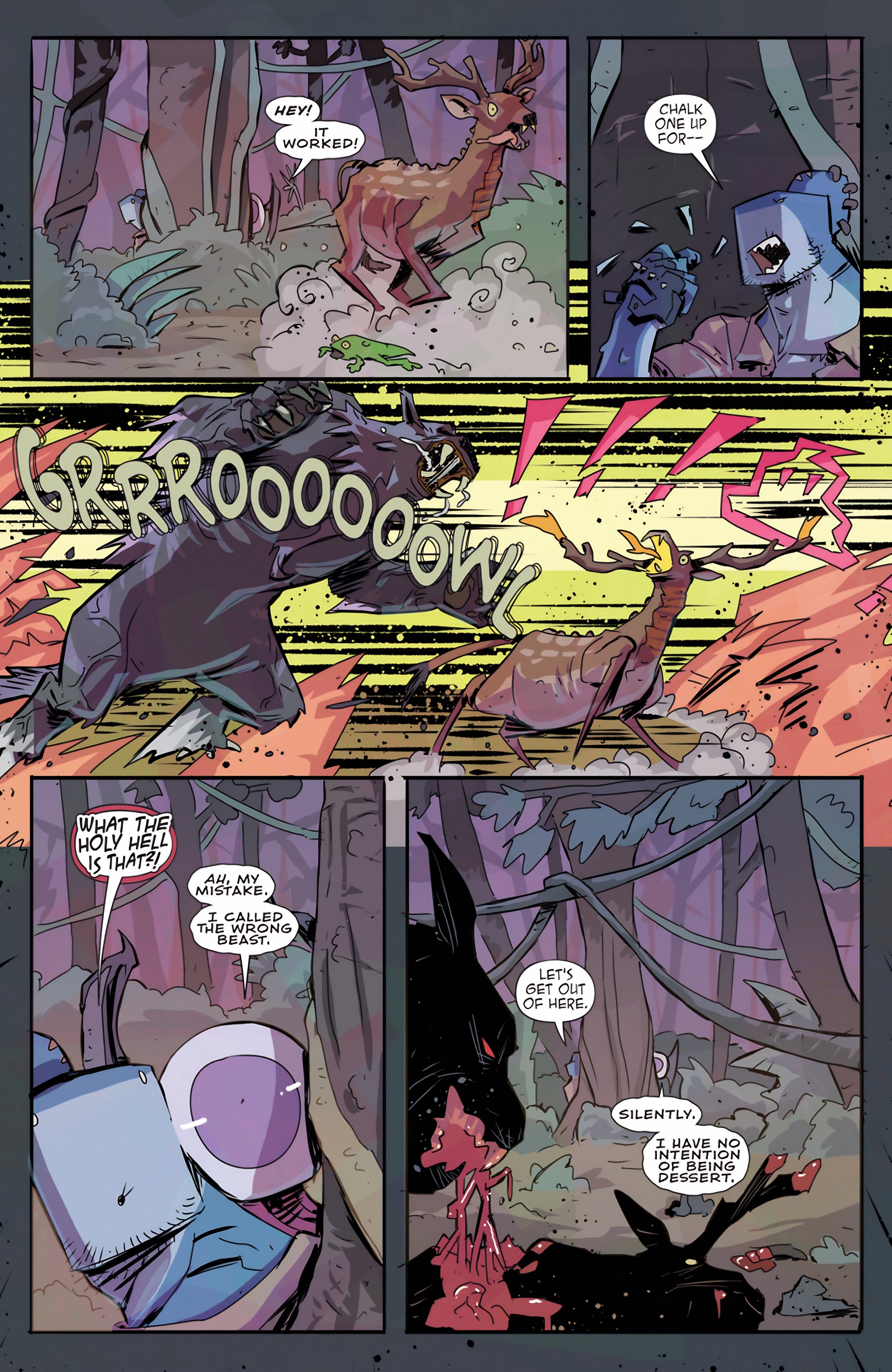 Read online Metalshark Bro: Assault On Hamzig Island comic -  Issue # TPB - 71