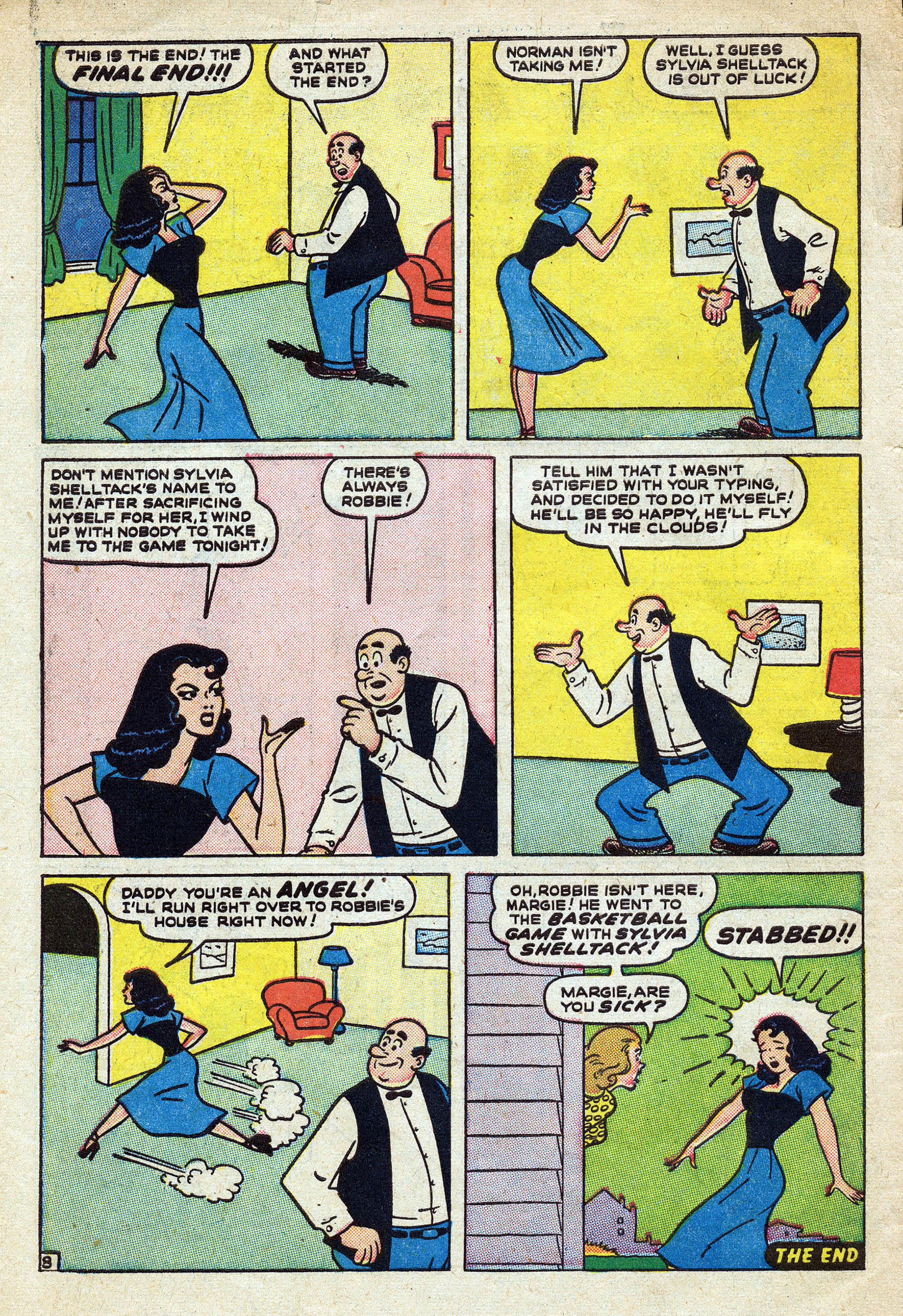 Read online Margie Comics comic -  Issue #48 - 48