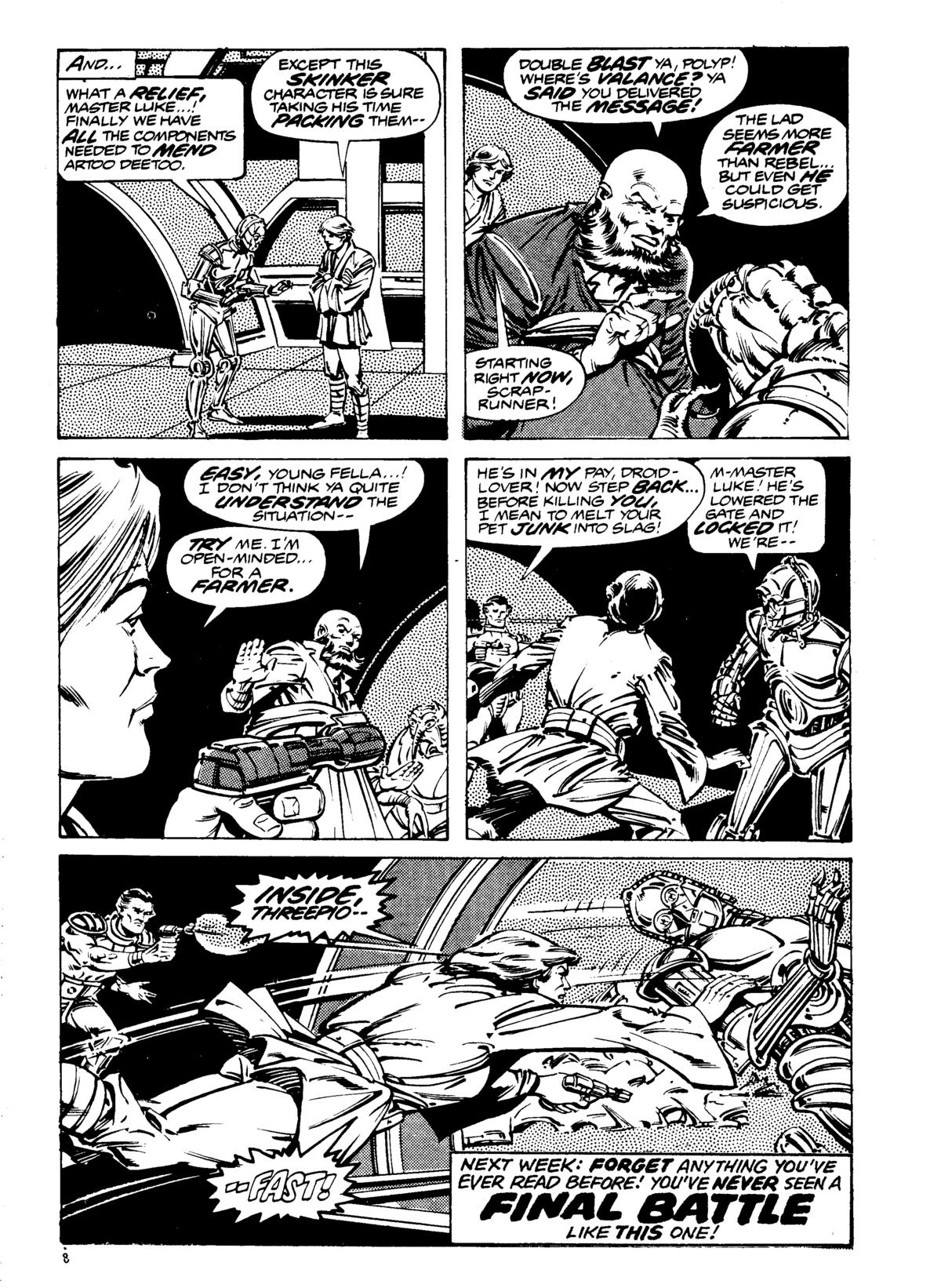 Read online Star Wars Weekly comic -  Issue #62 - 8