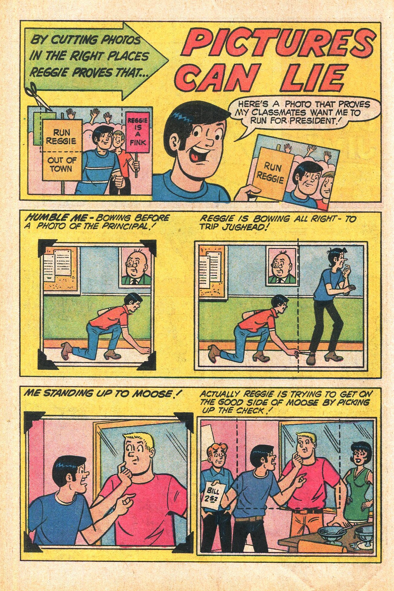 Read online Reggie's Wise Guy Jokes comic -  Issue #7 - 62