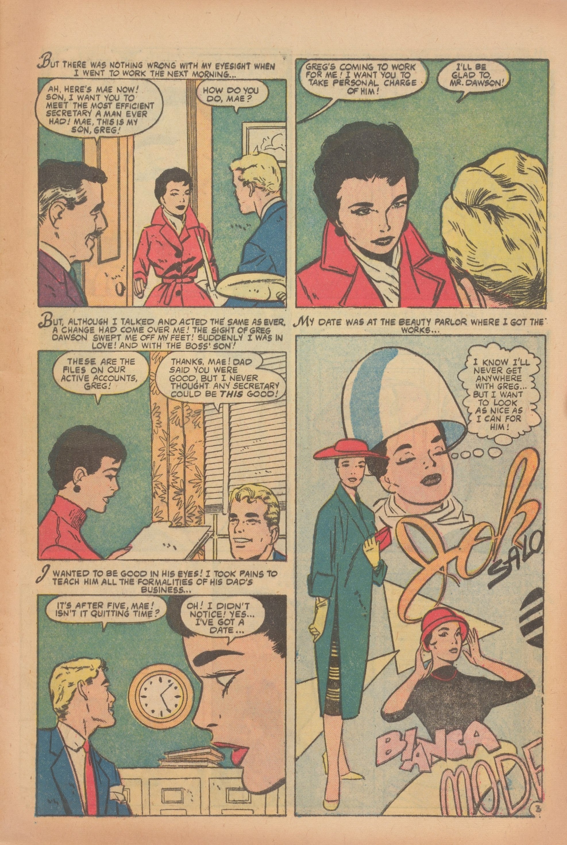 Read online Love Romances comic -  Issue #59 - 5