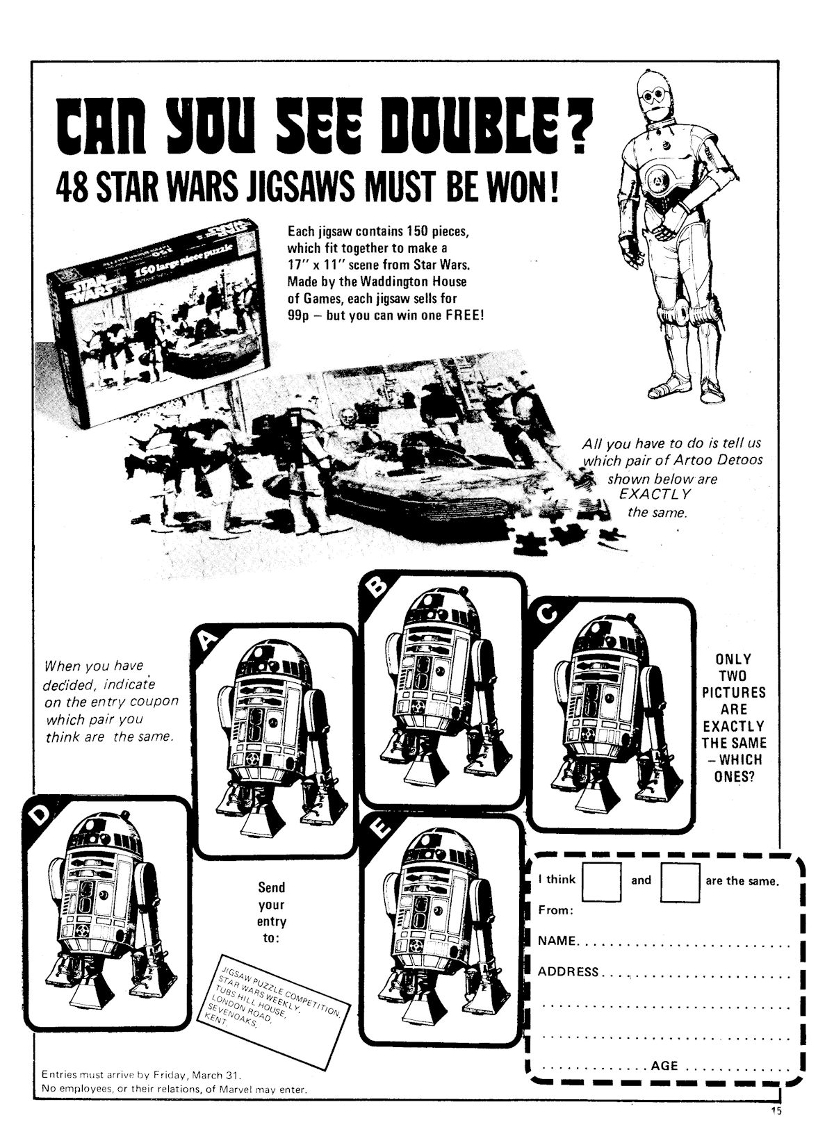 Read online Star Wars Weekly comic -  Issue #4 - 15