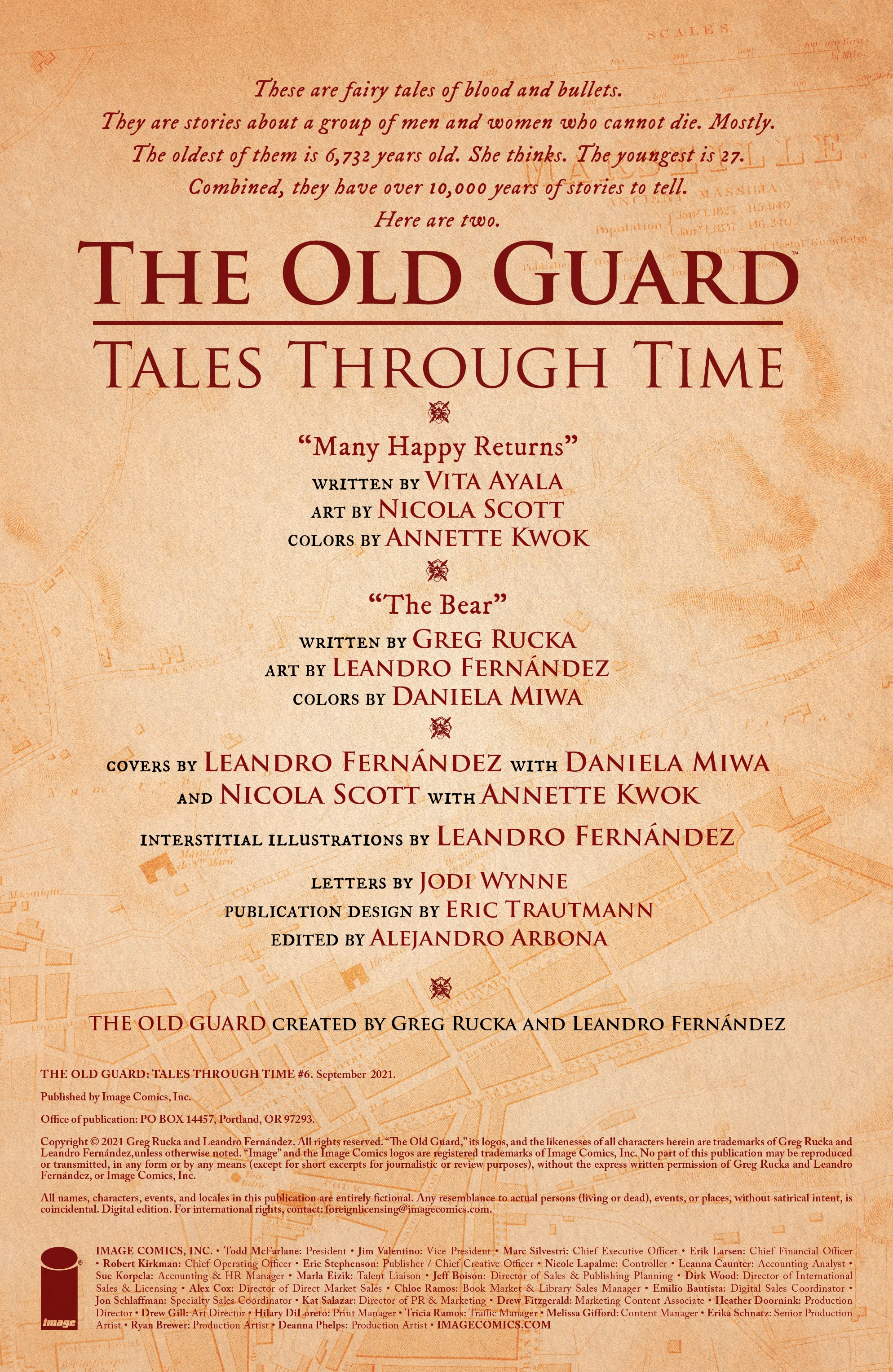 Read online The Old Guard: Tales Through Time comic -  Issue #6 - 2