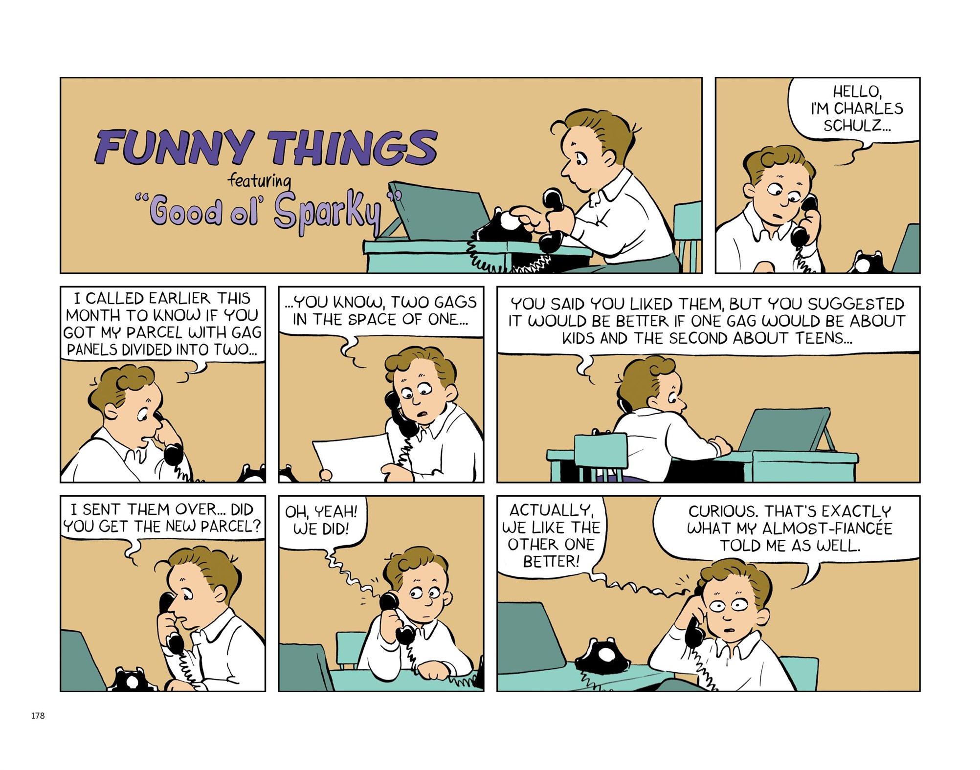 Read online Funny Things: A Comic Strip Biography of Charles M. Schulz comic -  Issue # TPB (Part 2) - 81