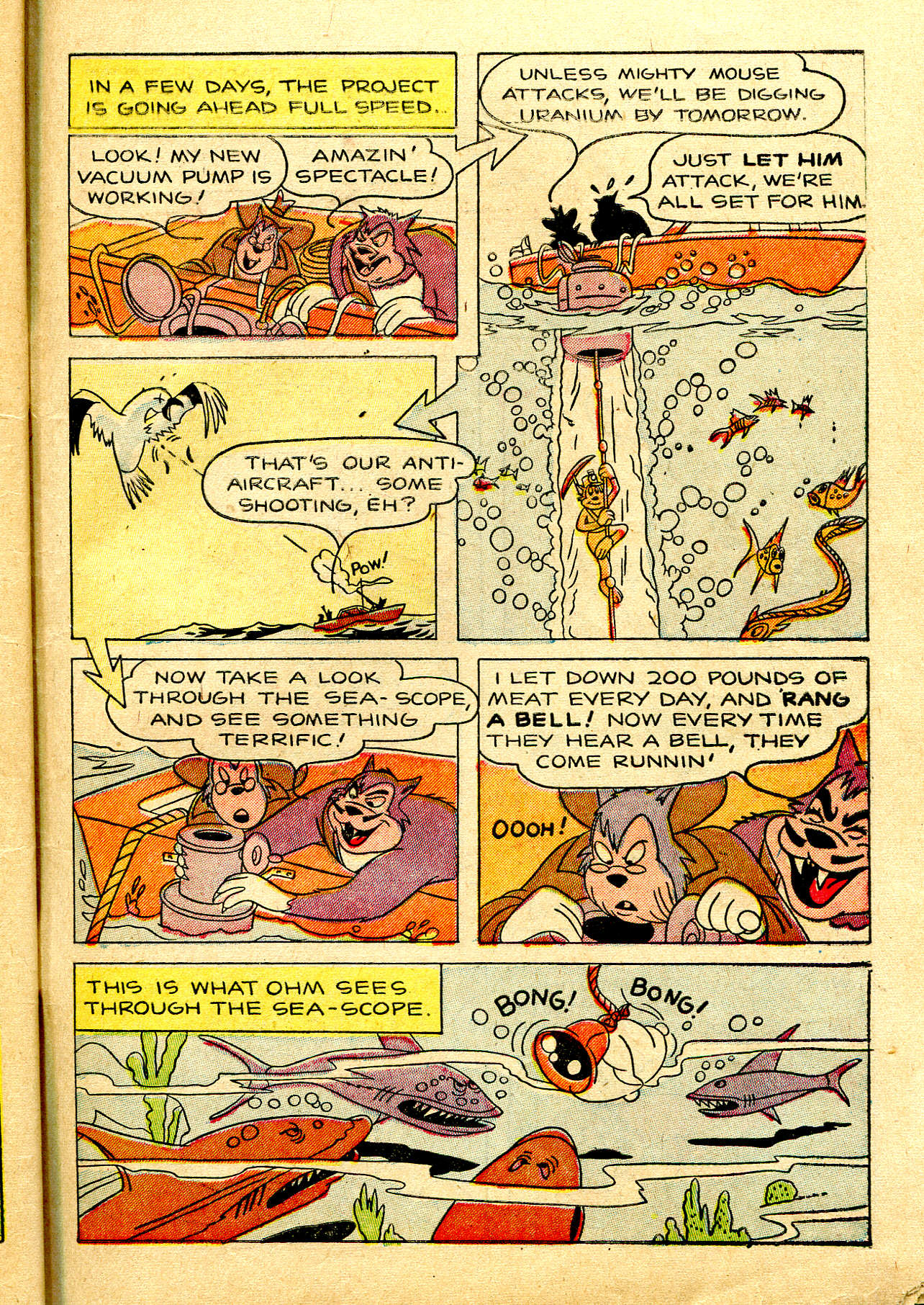 Read online Paul Terry's Mighty Mouse Comics comic -  Issue #42 - 90