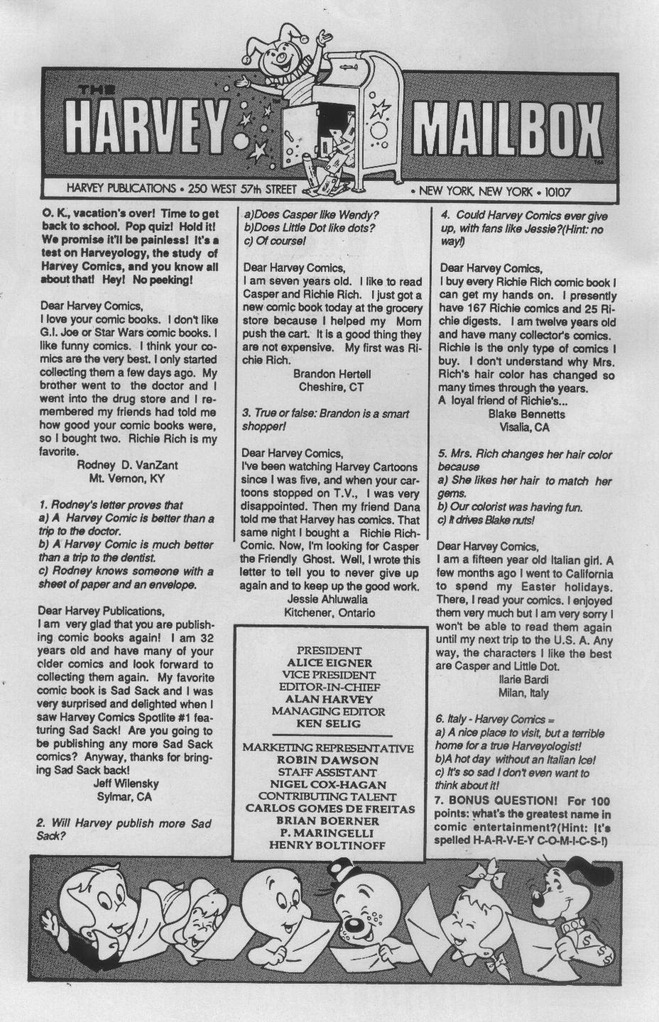 Read online Richie Rich And [...] comic -  Issue #2 - 2