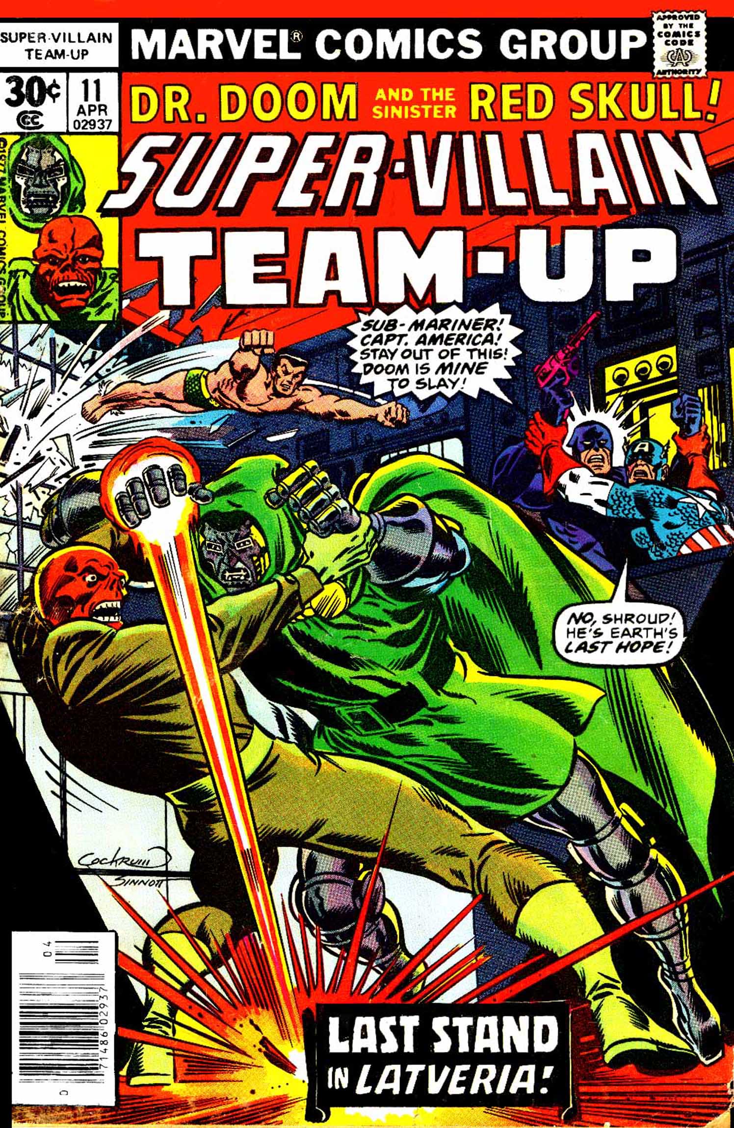 Read online Super-Villain Team-Up comic -  Issue #11 - 1