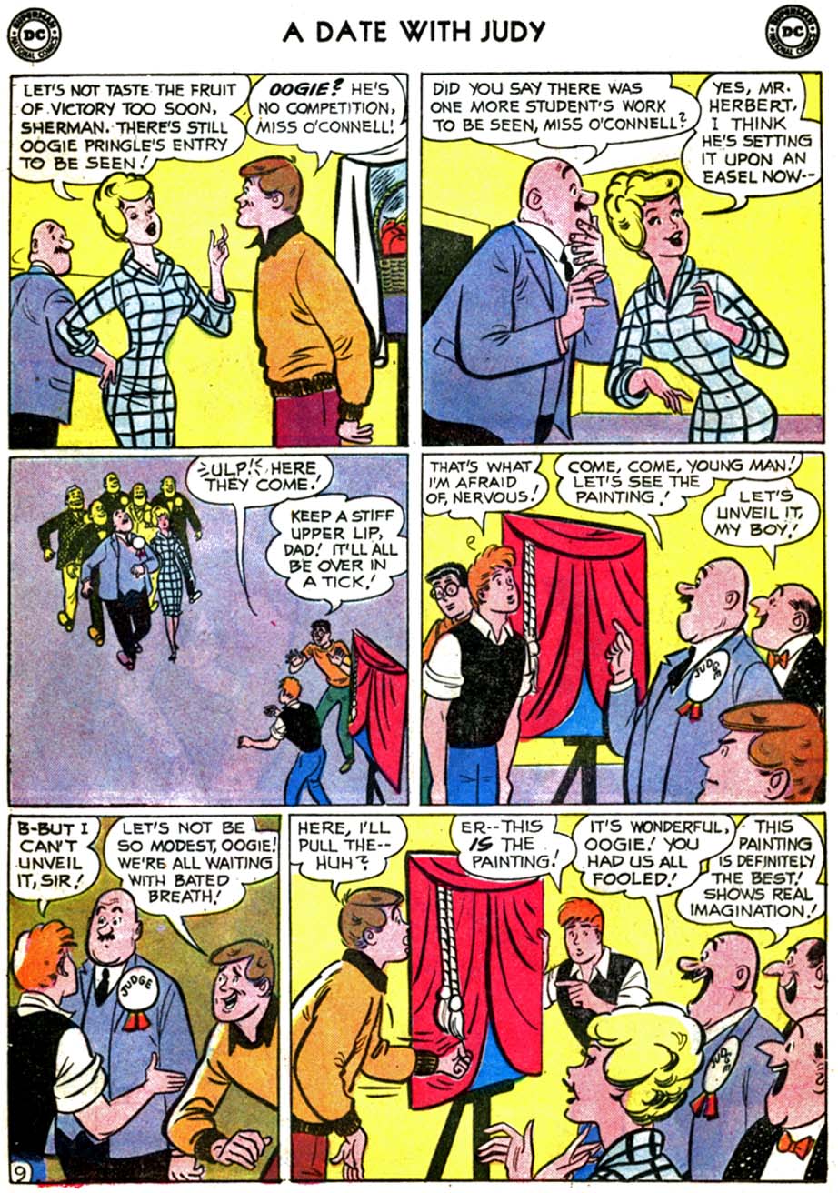 Read online A Date with Judy comic -  Issue #76 - 25