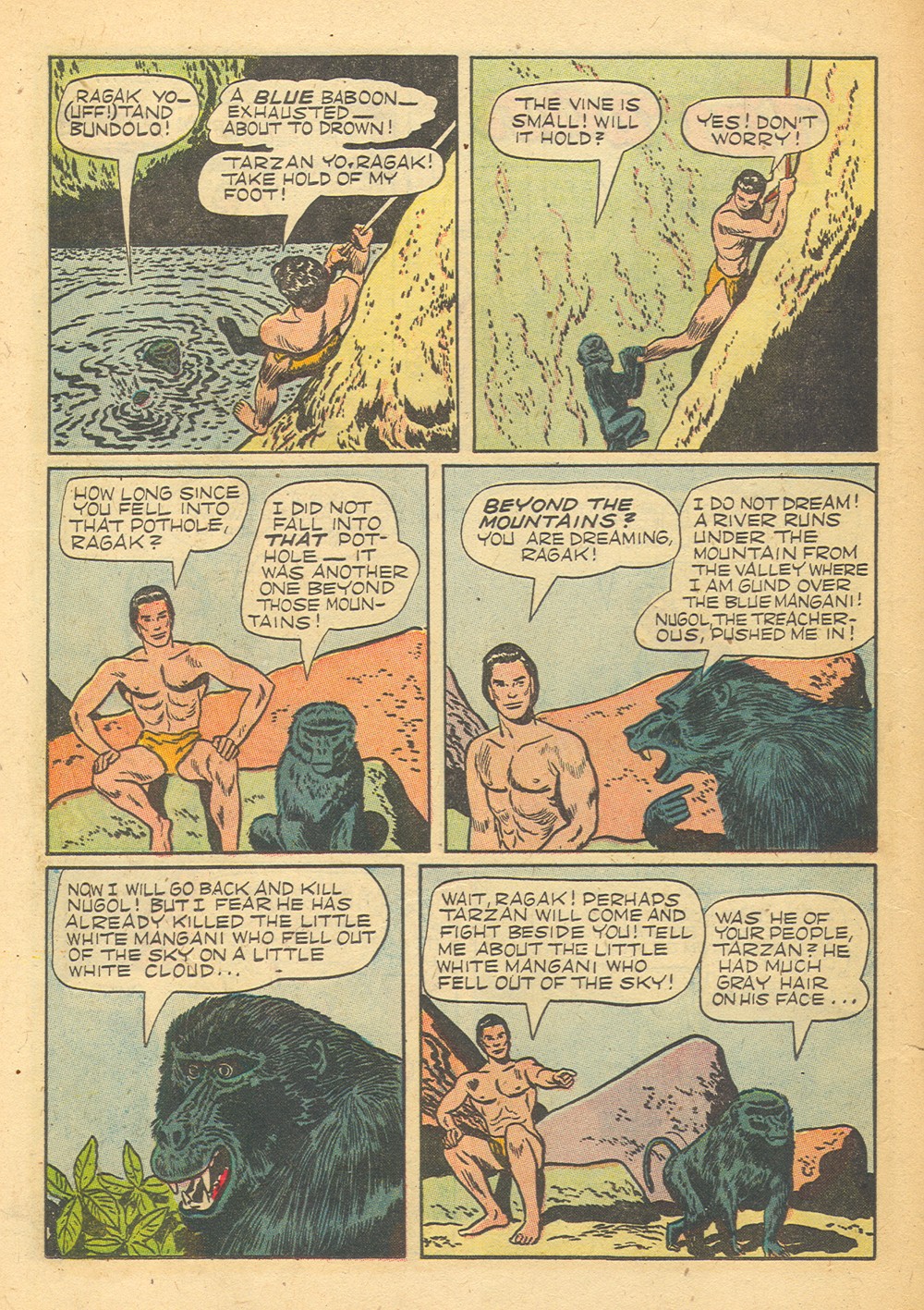 Read online Tarzan (1948) comic -  Issue #32 - 20