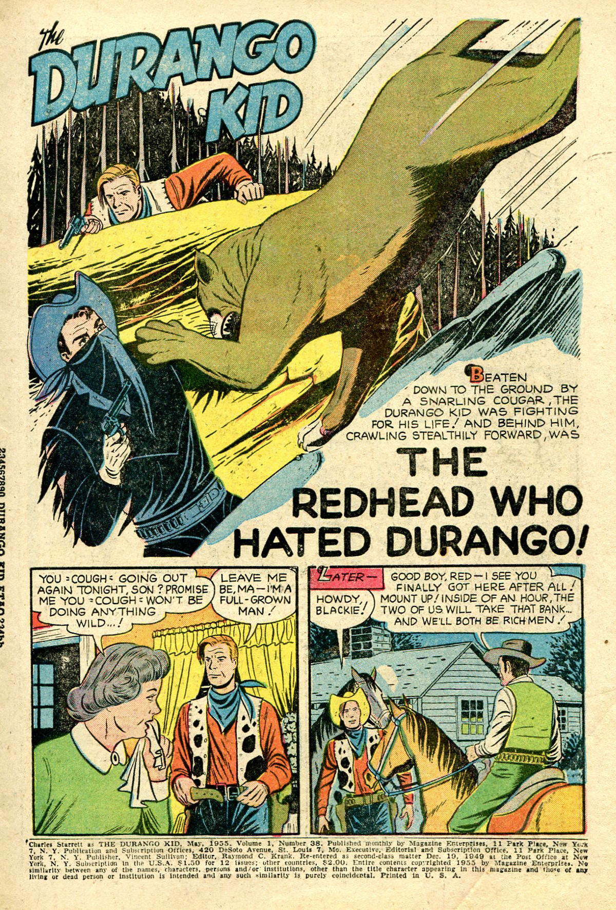 Read online Charles Starrett as The Durango Kid comic -  Issue #38 - 3