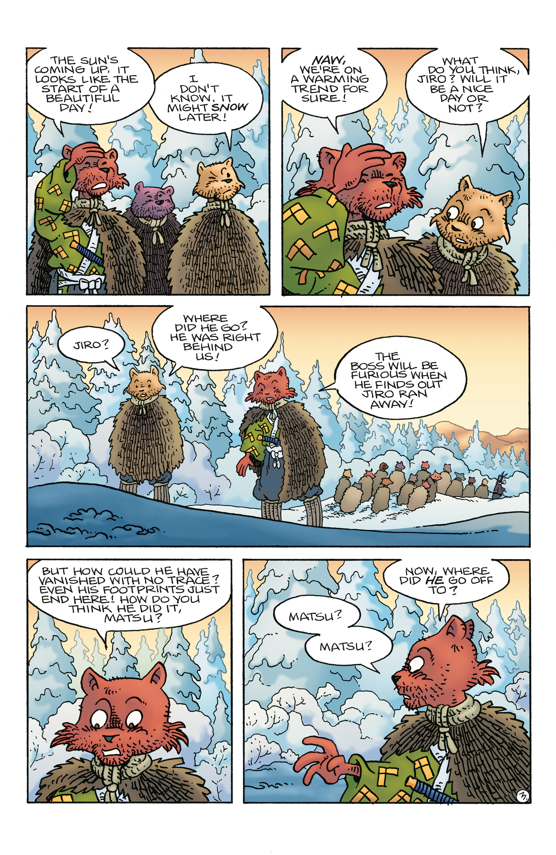 Read online Usagi Yojimbo: Ice and Snow comic -  Issue #3 - 5