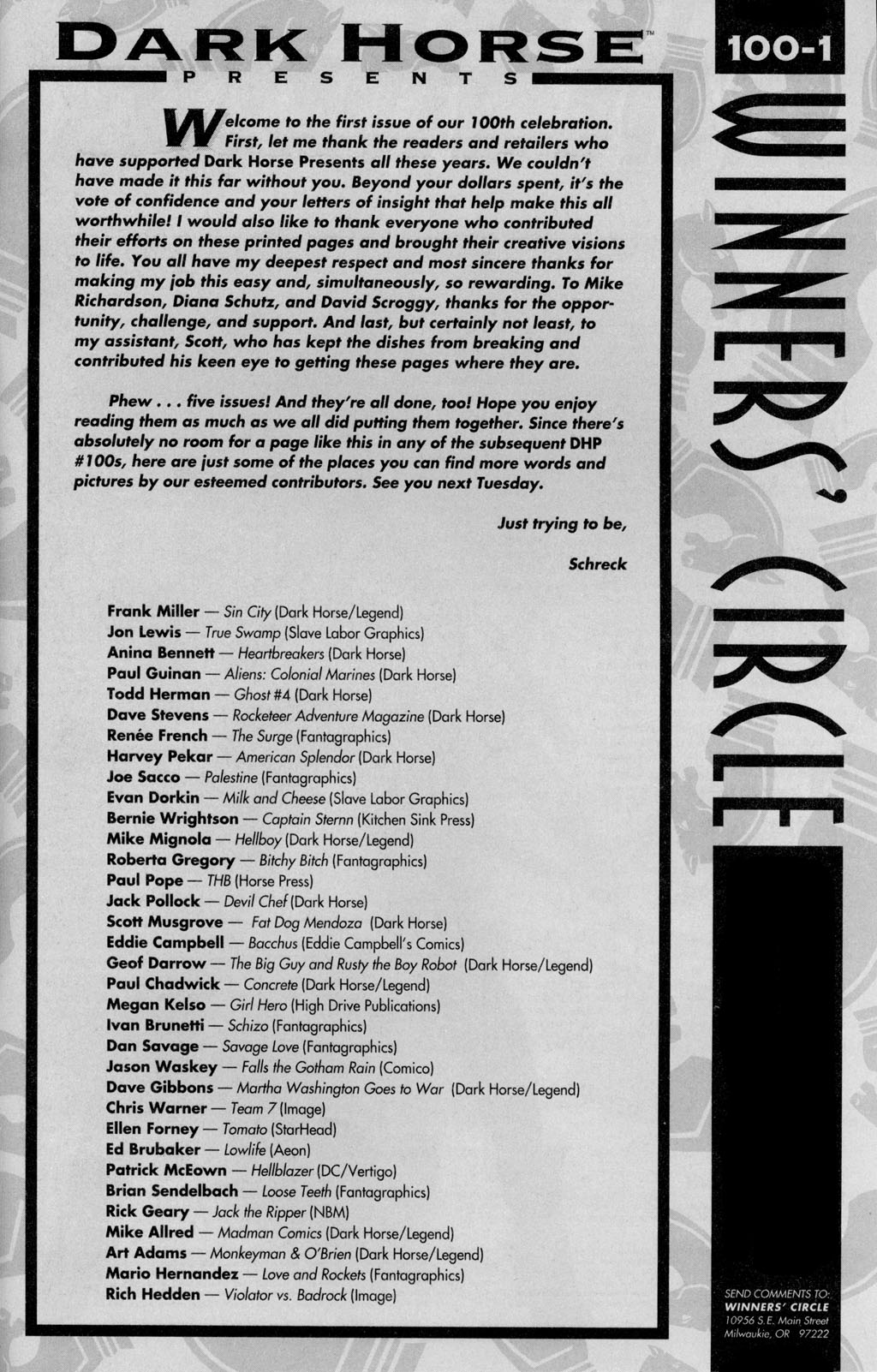 Read online Dark Horse Presents (1986) comic -  Issue #100.1 - 32