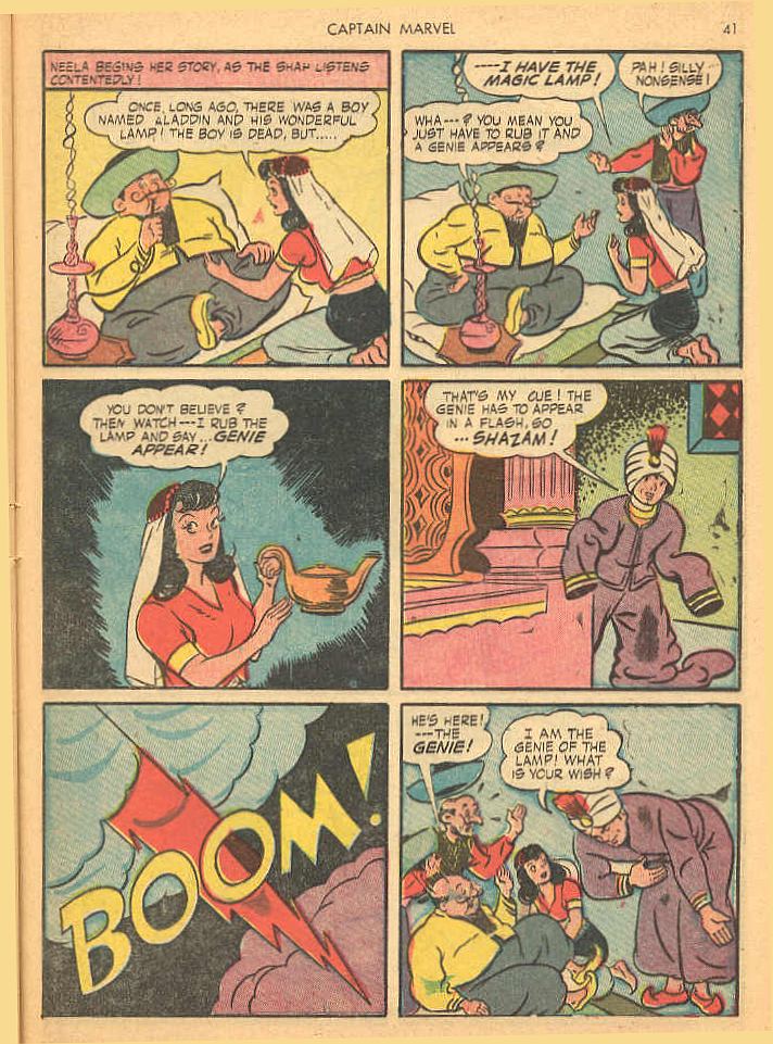 Read online Captain Marvel Adventures comic -  Issue #27 - 41