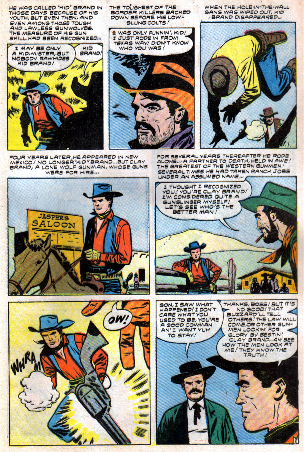 Read online Western Outlaws (1954) comic -  Issue #6 - 21