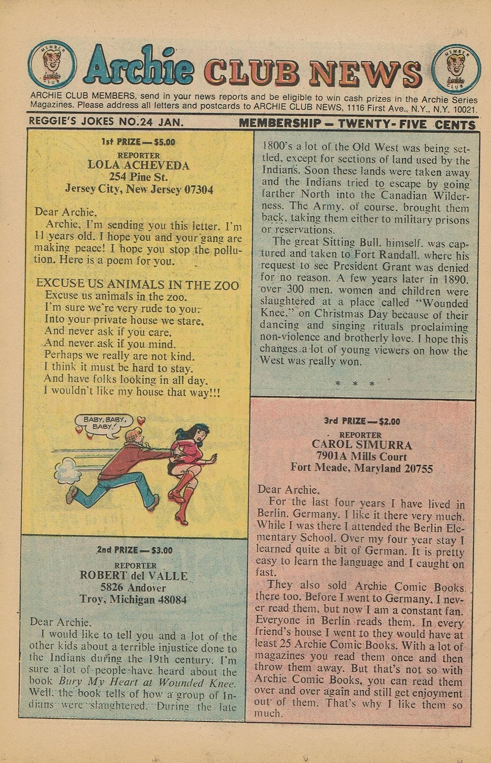 Read online Reggie's Wise Guy Jokes comic -  Issue #24 - 26