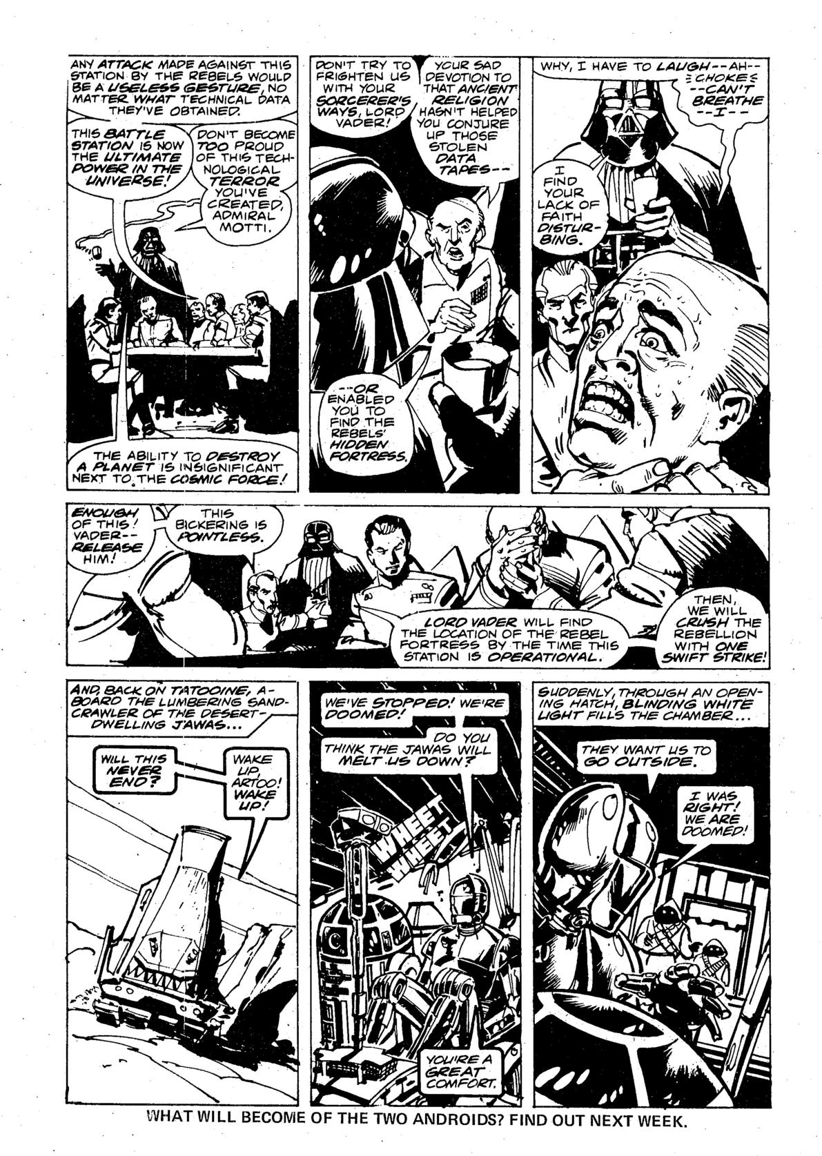 Read online Star Wars Weekly comic -  Issue #137 - 21