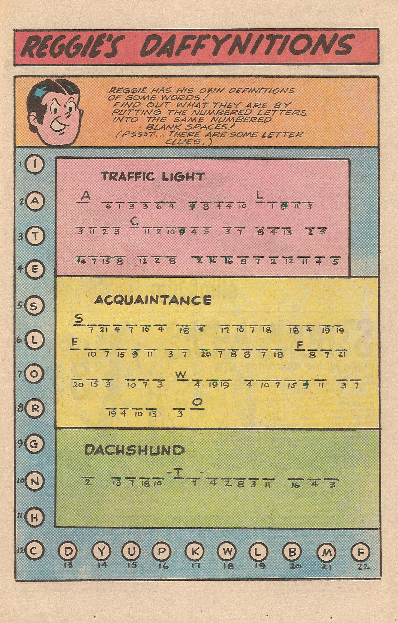 Read online Reggie's Wise Guy Jokes comic -  Issue #49 - 11