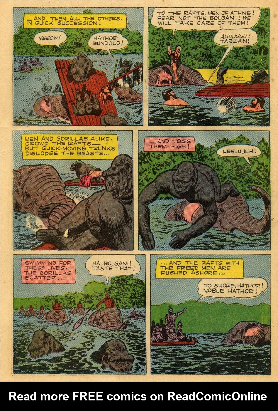 Read online Tarzan (1948) comic -  Issue #66 - 11