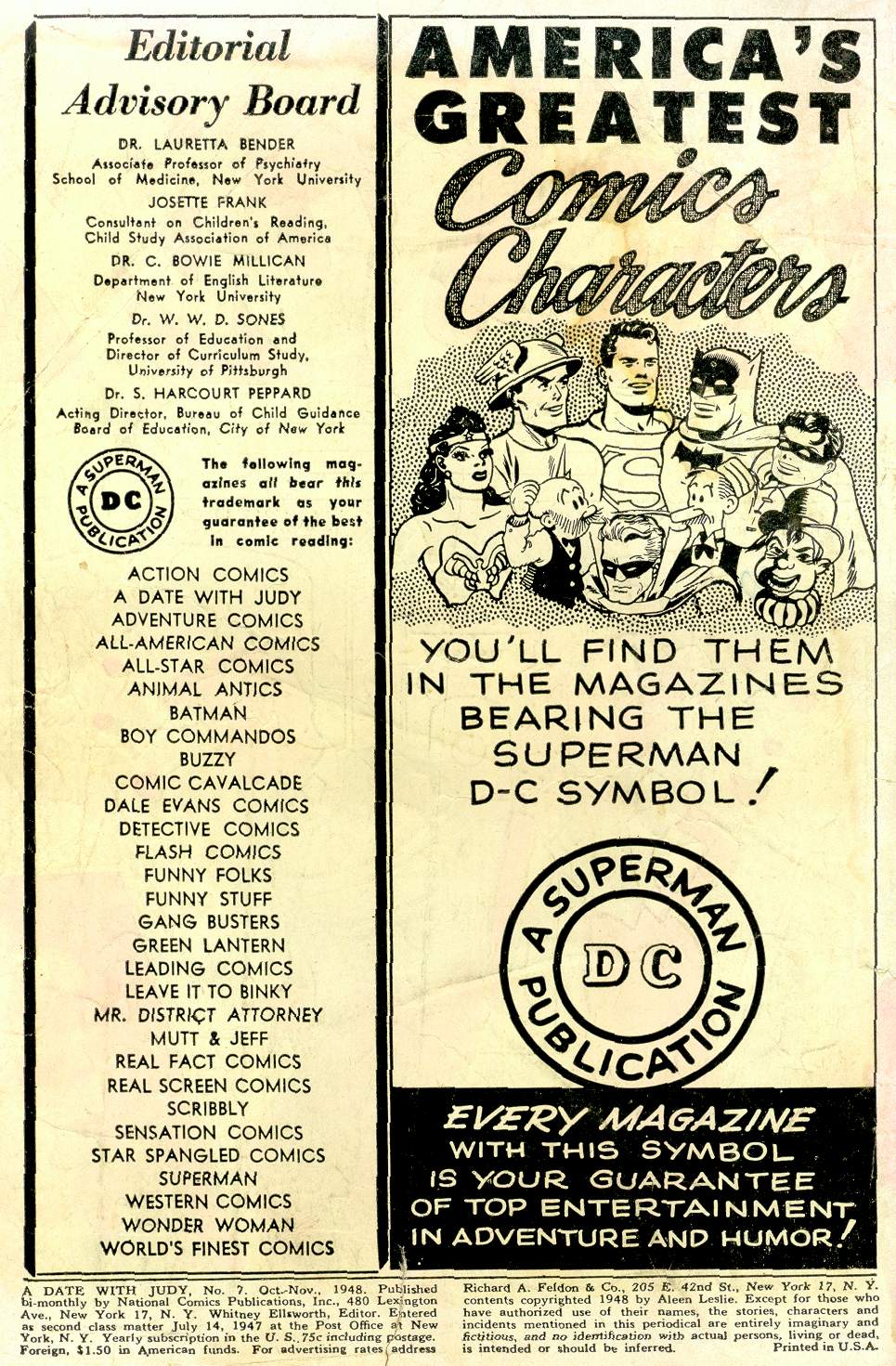 Read online A Date with Judy comic -  Issue #7 - 2