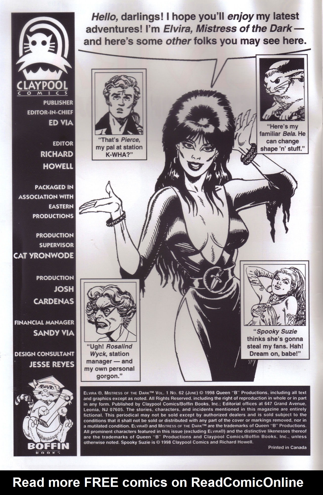 Read online Elvira, Mistress of the Dark comic -  Issue #62 - 2