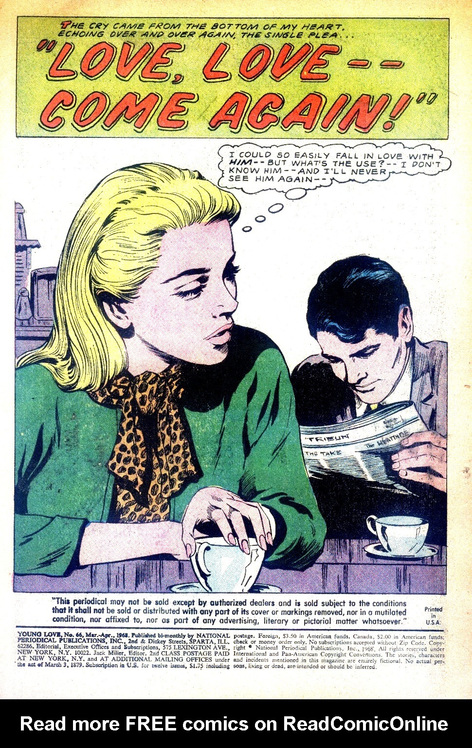 Read online Young Love (1963) comic -  Issue #66 - 3