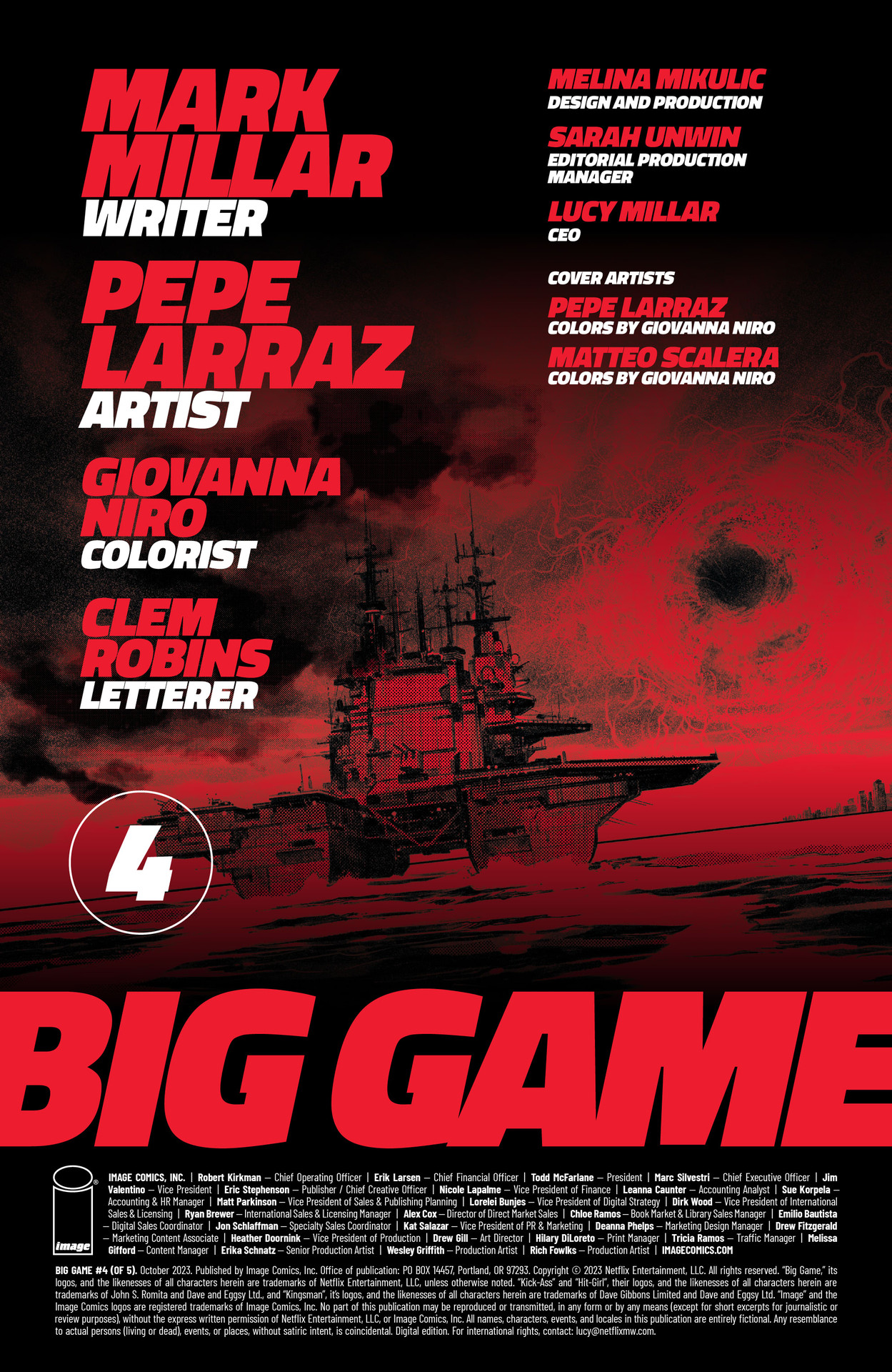 Read online Big Game comic -  Issue #4 - 2